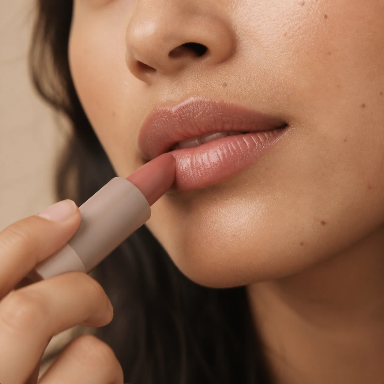 Labial — Éclat, aplicación en labios